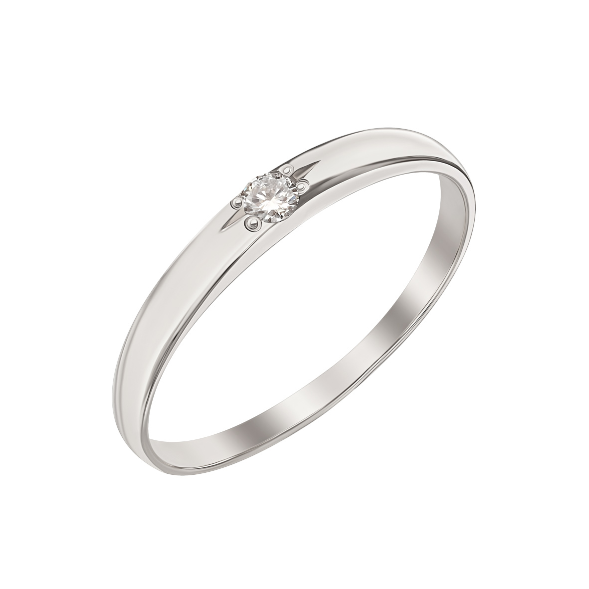 

Кольцо в белом золоте с бриллиантом Tango Jewellery Company 740365В размер 17.5