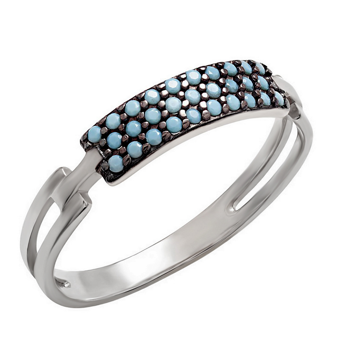 

Серебряное кольцо с фианитами Tango Jewellery Company 380058С размер 16.5