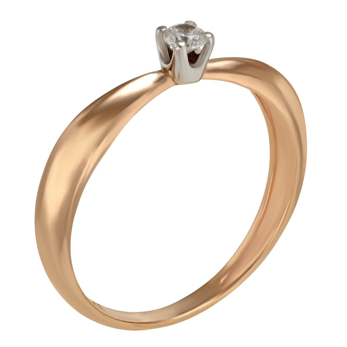 

Золотое кольцо с фианитом Tango Jewellery Company 330987 размер 16