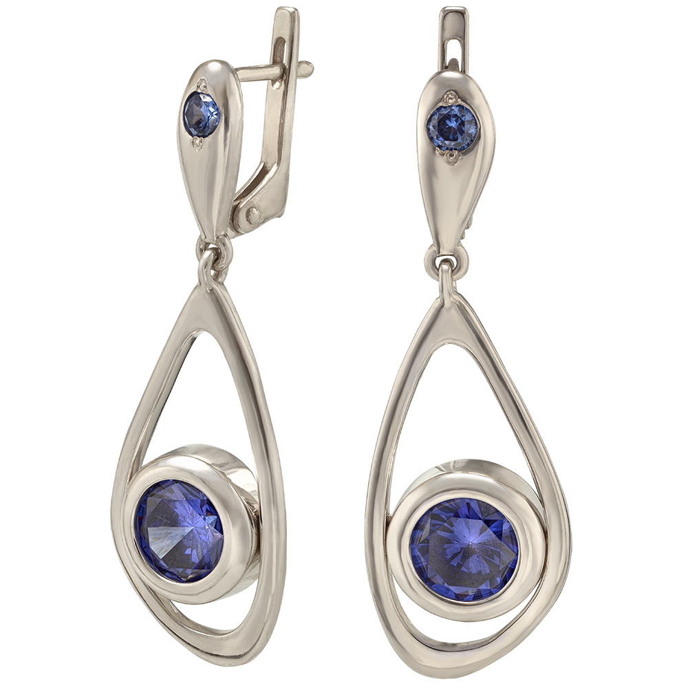 

Серебряные серьги с фианитами Tango Jewellery Company 430123С