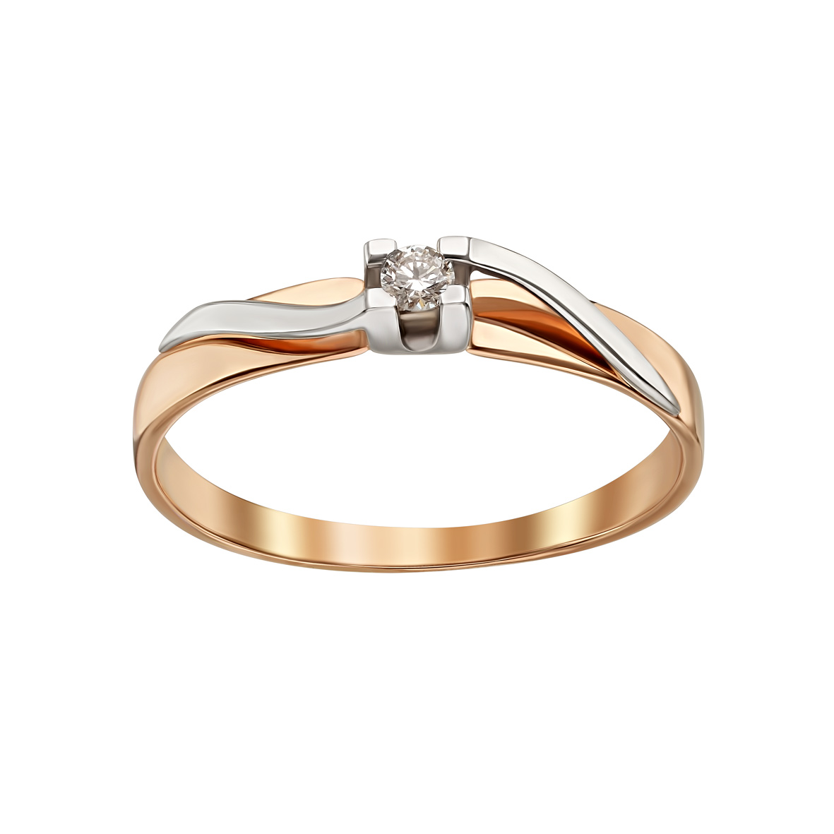 

Золотое кольцо с бриллиантом Tango Jewellery Company 750696 размер 18.5