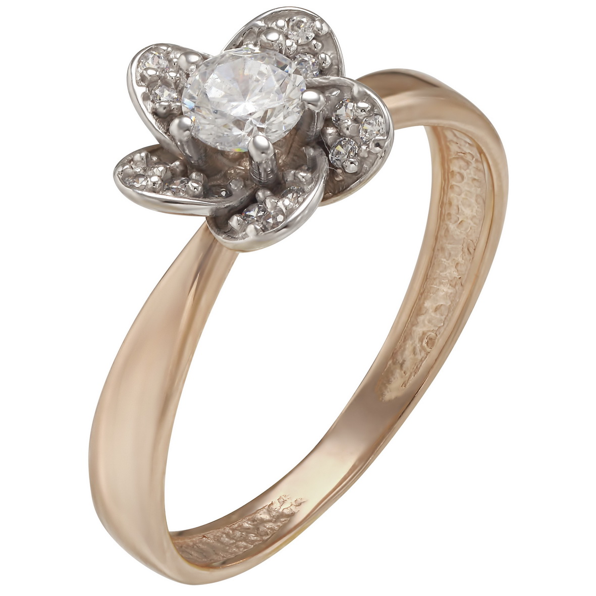 

Золотое кольцо с фианитами Tango Jewellery Company 330969 размер 16