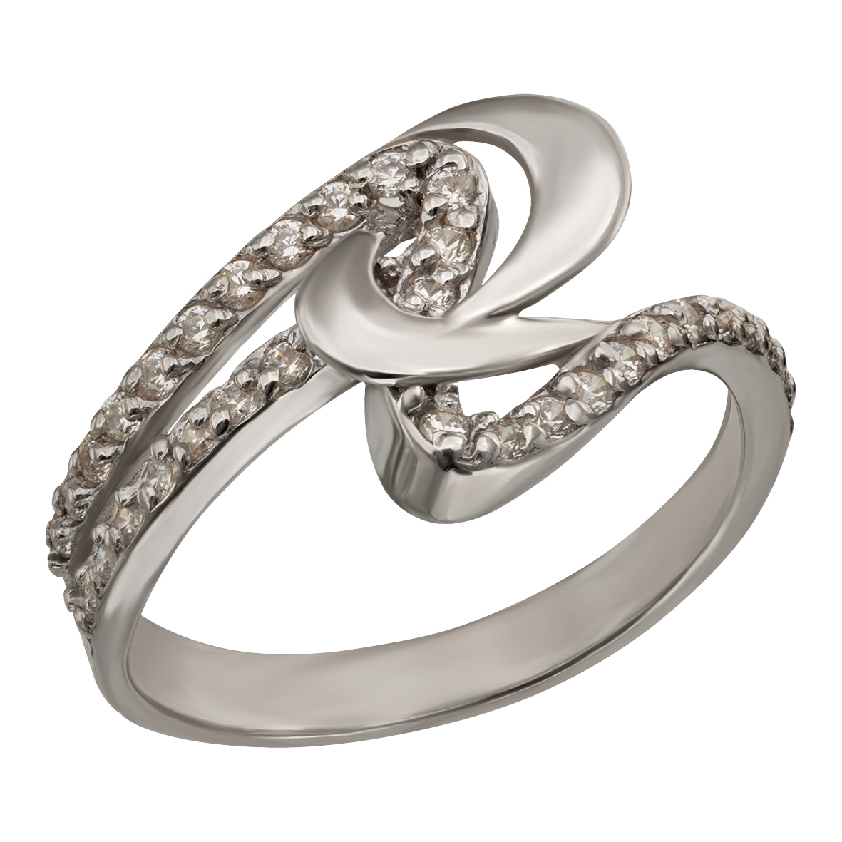 

Серебряное кольцо с фианитами Tango Jewellery Company 320719С размер 18