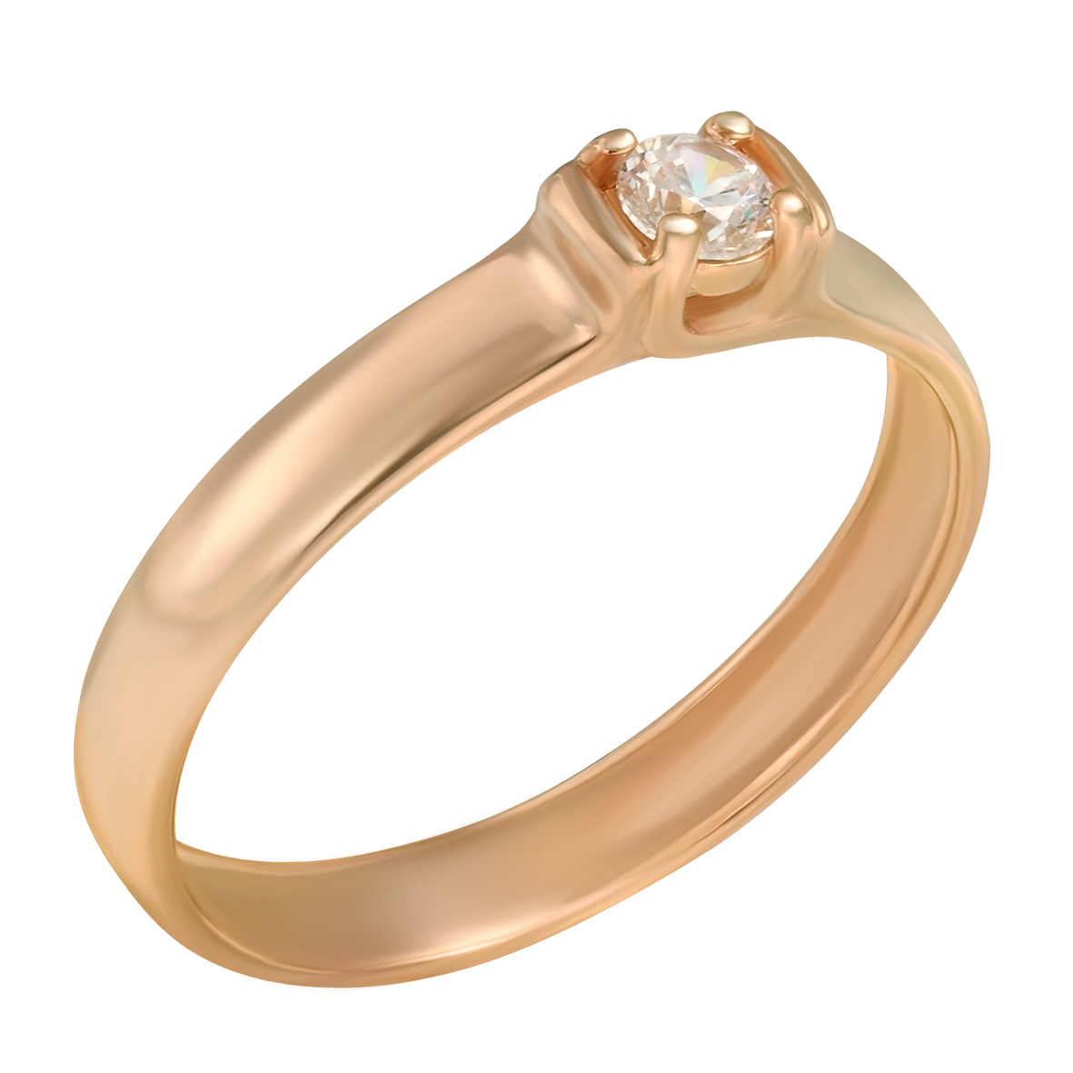 

Золотое кольцо с бриллиантом Tango Jewellery Company 740333 размер 16.5