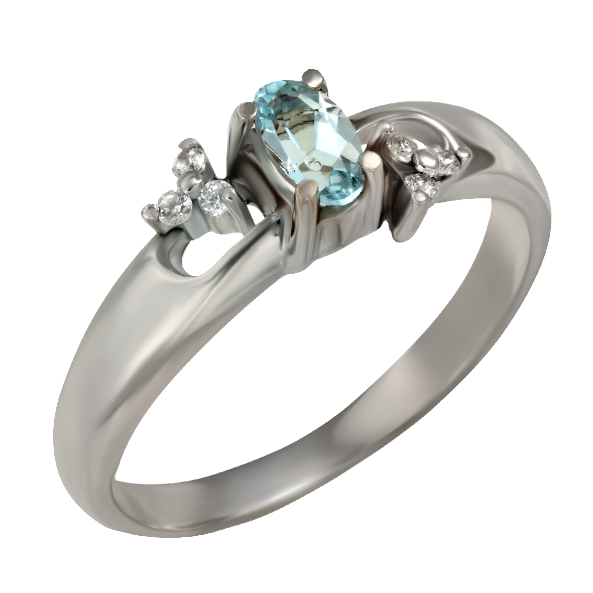 

Серебряное кольцо с топазом и фианитами Tango Jewellery Company 371037С размер 17.5