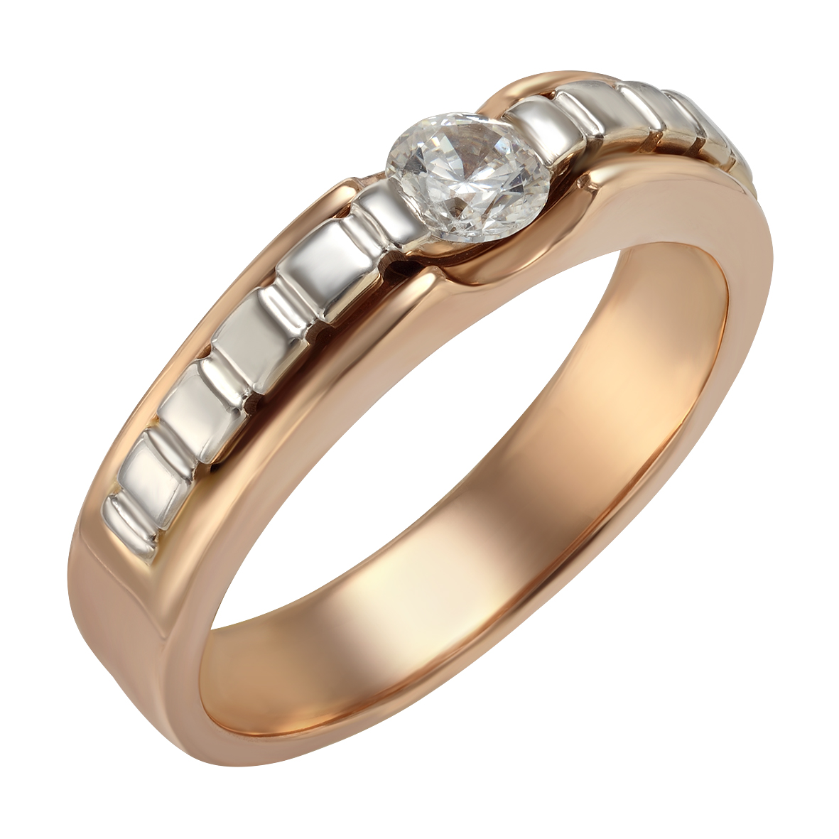 

Золотое кольцо с фианитом Tango Jewellery Company 330105 размер 19