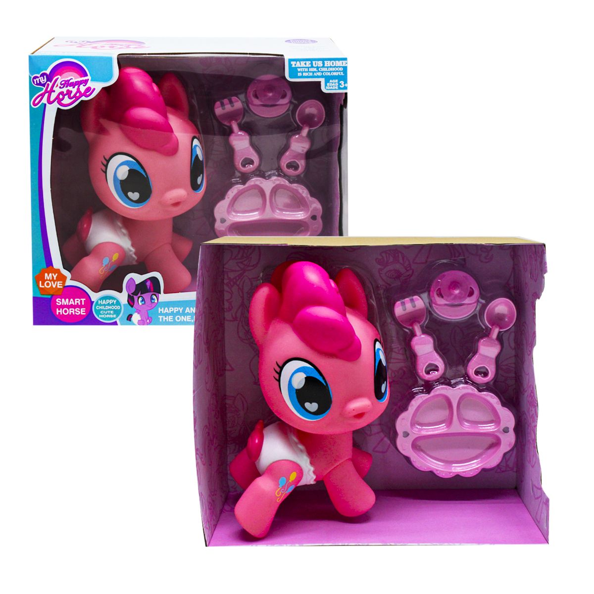 

Пони My happy pony розовый MiC (AT19) (178074)