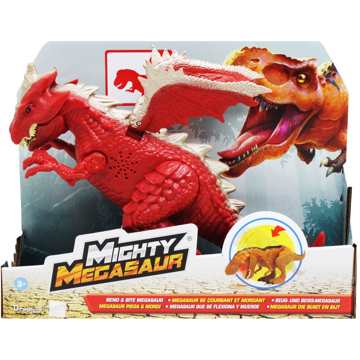 

Игрушка Мегазавр-дракон красный MiC (80087) (177975)