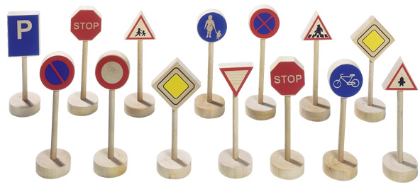 

Игровой набор Goki Дорожные знаки (WM397) (4013594383974)