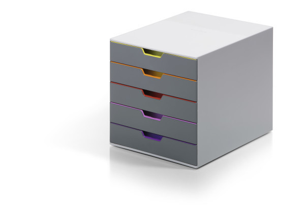 

Бокс для документов Durable VARICOLOR 5 на 5 ящичков