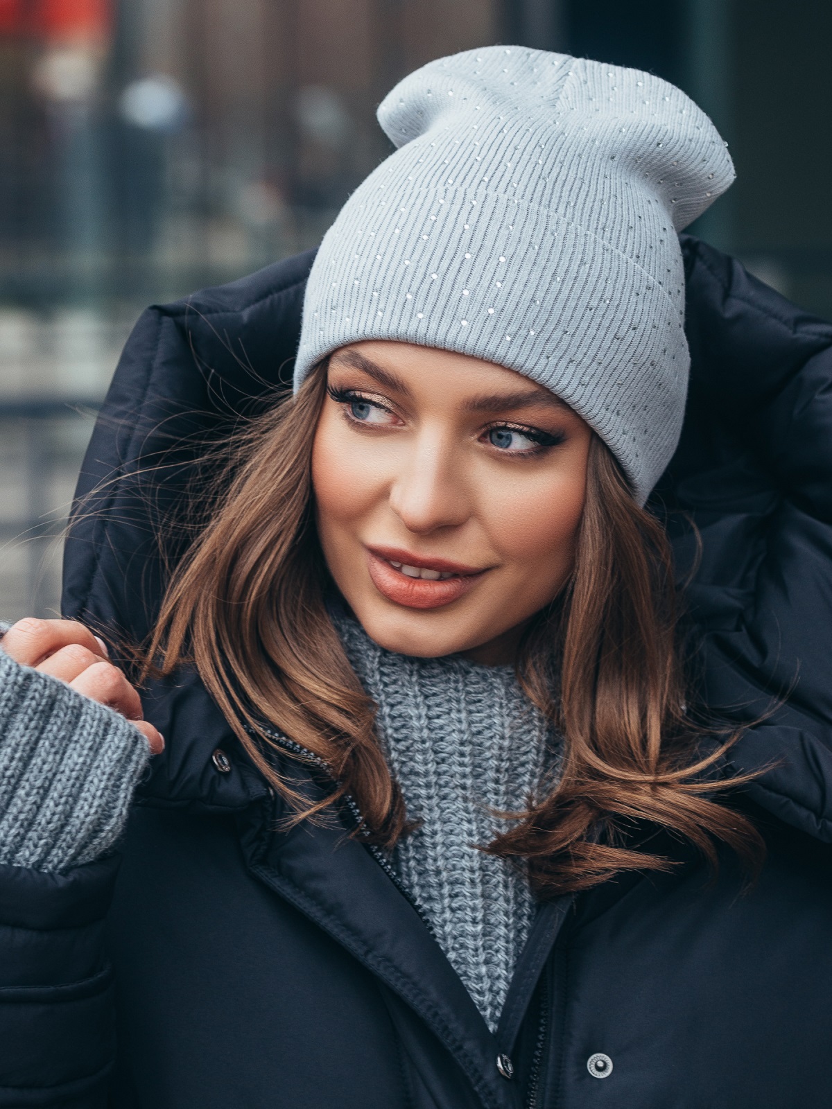 

Шапка Dressa 56125 Серая