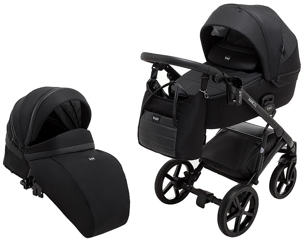 

Коляска 2 в 1 Bair Marcel Soft BM-452 черный