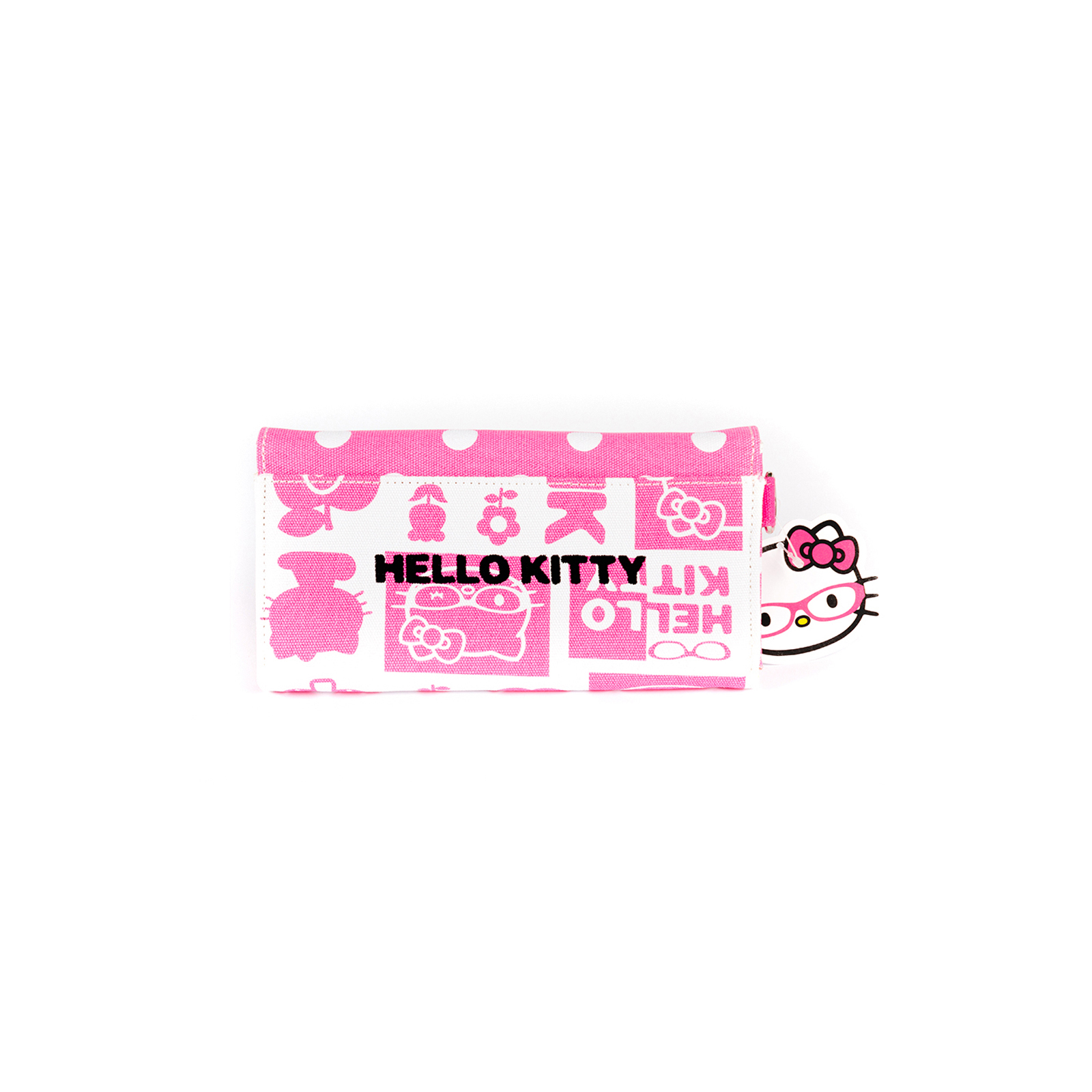 Vintage 1990s Hello Kitty Pencil Case Plastic Tray Pink Sanrio Box Gingham  Kawaii Tiny Chum 