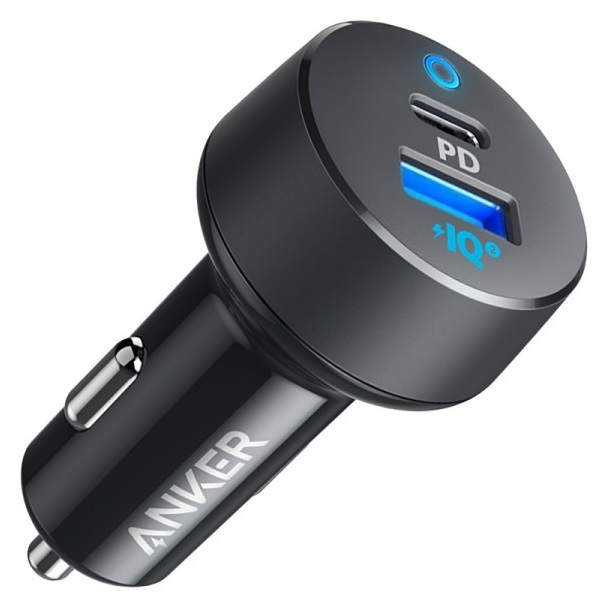 

Автомобільний зарядний пристрій Anker PowerDrive PD 2 - 18W PD & 15W PowerIQ LED Black