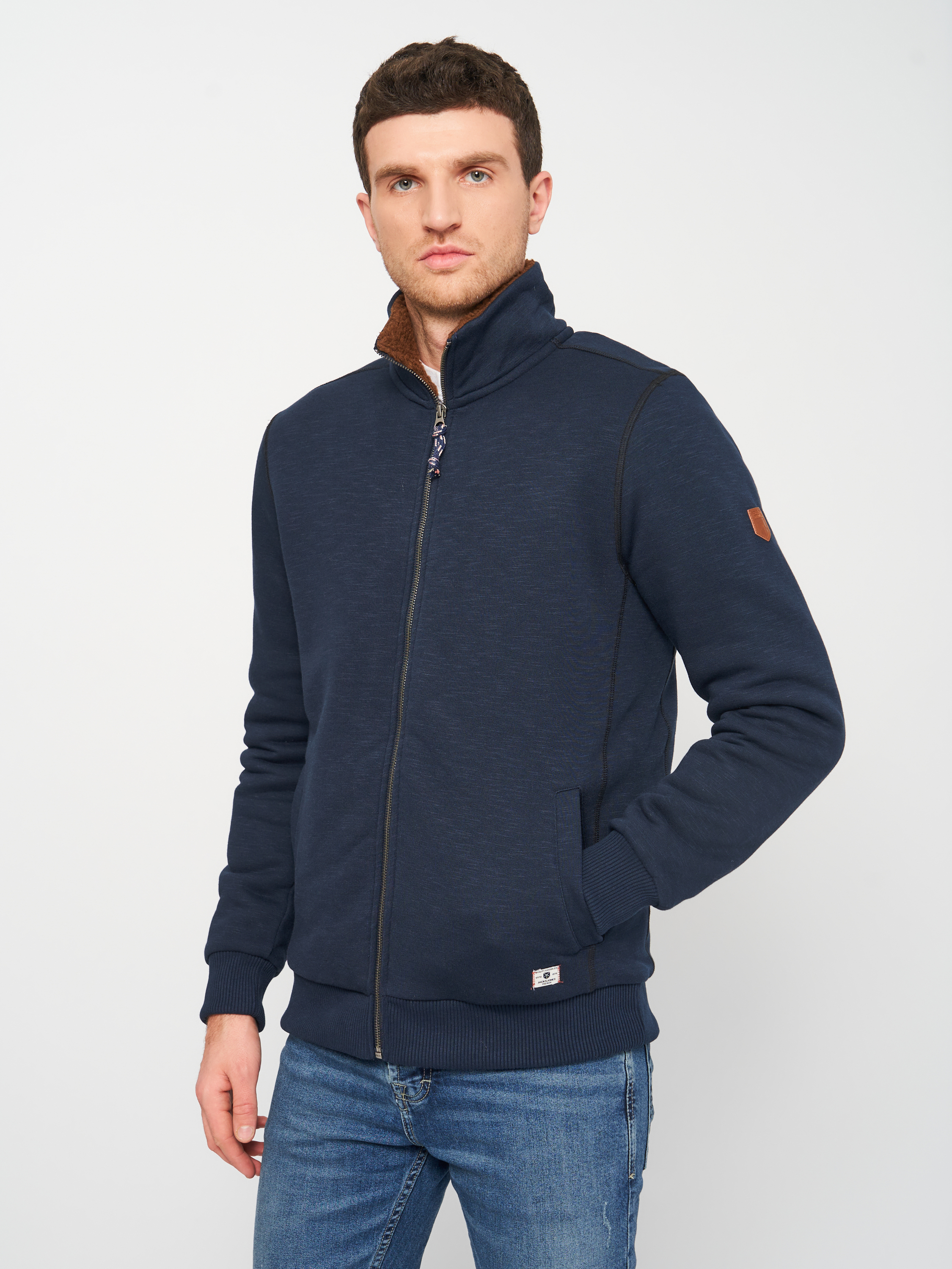 

Толстовка Jack & Jones XAZ258235RWSO  Темно-синяя, Толстовка Jack & Jones XAZ258235RWSO L Темно-синяя