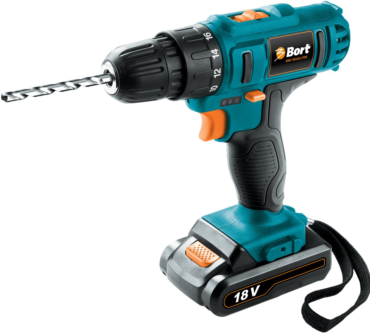 Аккумуляторная дрель-шуруповерт Bort BAB-18Ux2Li-FDK – фото, отзывы ...