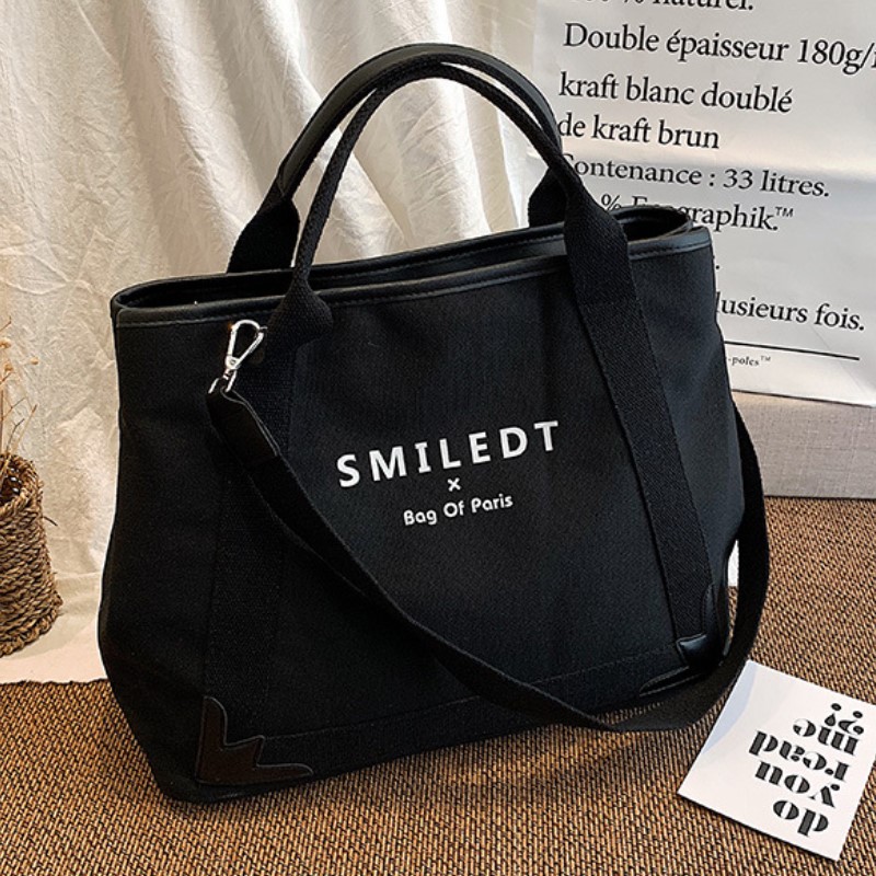 

Сумка женская текстильная SMILEDT 42см Черный (а3095)