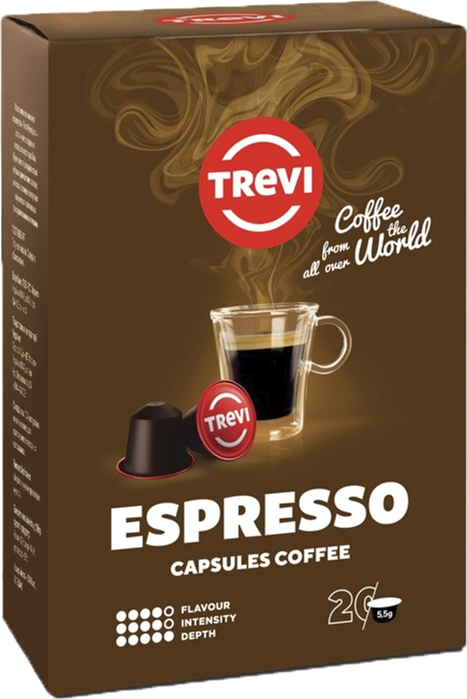 Кофе в капсулах Trevi Espresso Nespresso Система Nespresso 5.5 г х 20 шт (4820140051979)