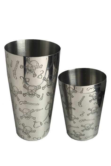 

Бостонский шейкер Tattoo 750/550 мл Стальной