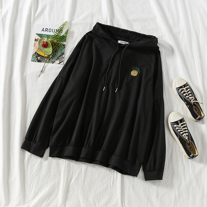 

Легкий худи Pineaplle OP SHOP! tt1818i S-M чёрный