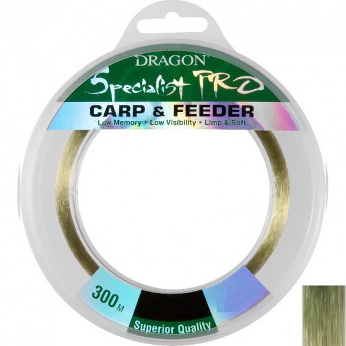 

Леска Dragon Specialist Pro Carp - Feeder 300 м 0.23 мм 6.55 кг (TDC-31-09-123)