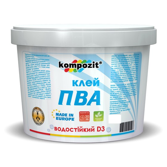 

Клей Kompozit ПВА D3 5 кг