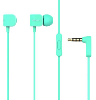

Наушники Remax RM-502 Earphone голубые