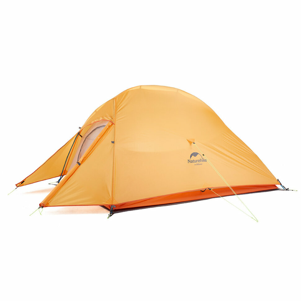 

Палатка Naturehike Star-River 2 Updated NH17T012-T, 210T сверхлегкая двухместная с футпринтом, оранжевый