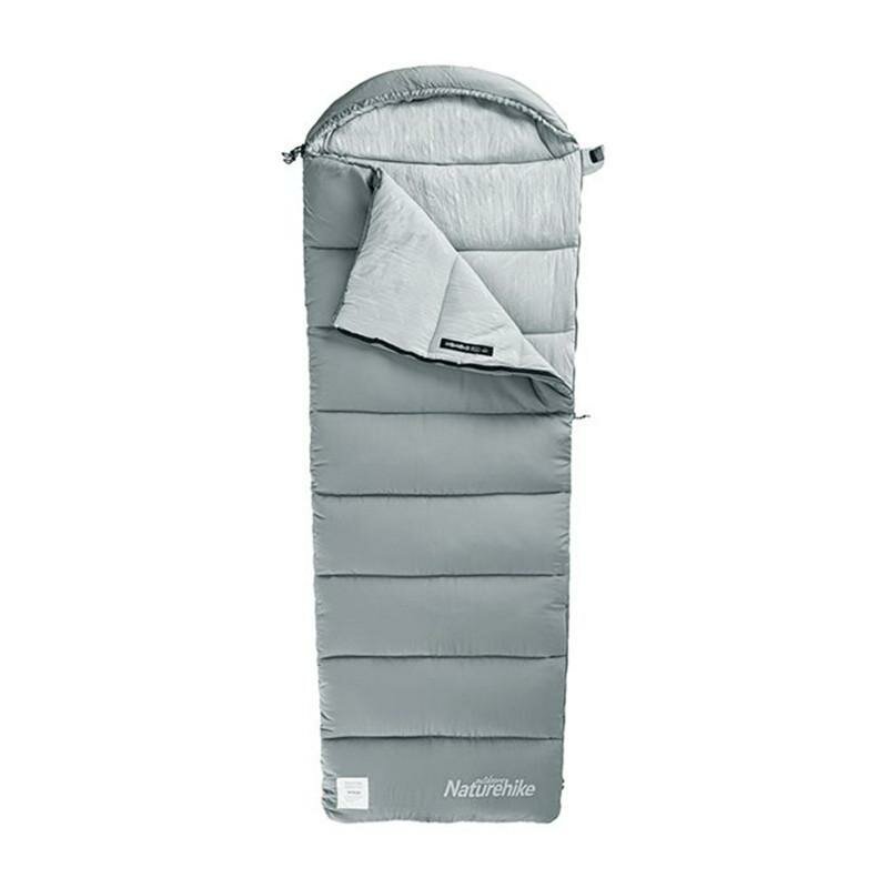 

Спальник с капюшоном Naturehike M400 NH20MSD02, серый, левый