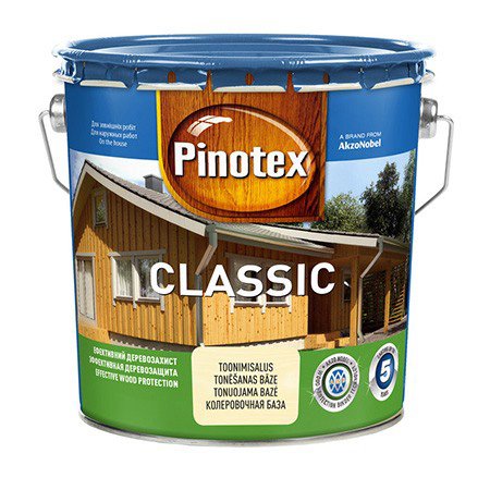 

PINOTEX CLASSIC средство для защиты древесины с декоративным эффектом 1 л