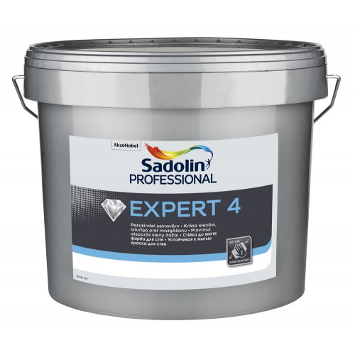 

Краска Sadolin EXPERT 4 - краска для внутренних работ, белый BW, 2,5 л.