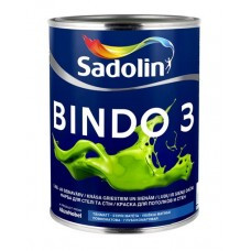 

Краска Sadolin BINDO 3 - краска для внутренних работ, белый BW, 2,5 л.