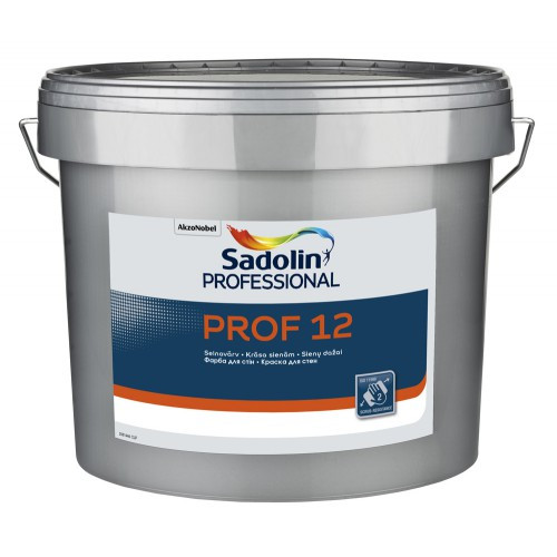 

Краска Sadolin PROF 12 - краска для внутренних работ, белая, 10 л.