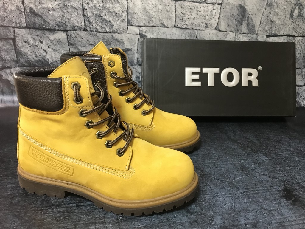 

Ботинки Etor 2852/19474 37 (24 см) Желтые