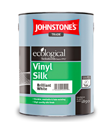 

Водоэмульсионная краска для внутренних работ с шелковым эффектом Johnstone's Vinil Silk 4.75 L (MED)