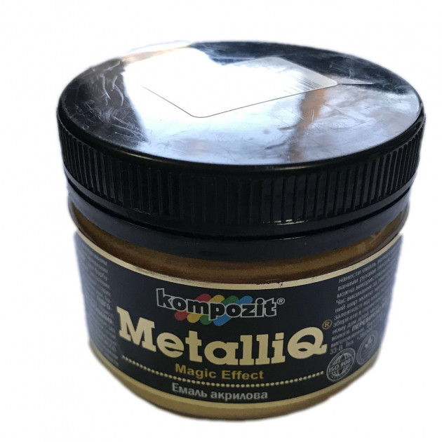 

Эмаль акриловая Kompozit METALLIQ Красное золото 0,9 кг