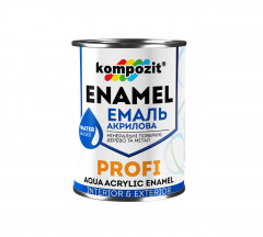 

Эмаль акриловая Kompozit PROFI Коричневая глянцевая 0,8 л