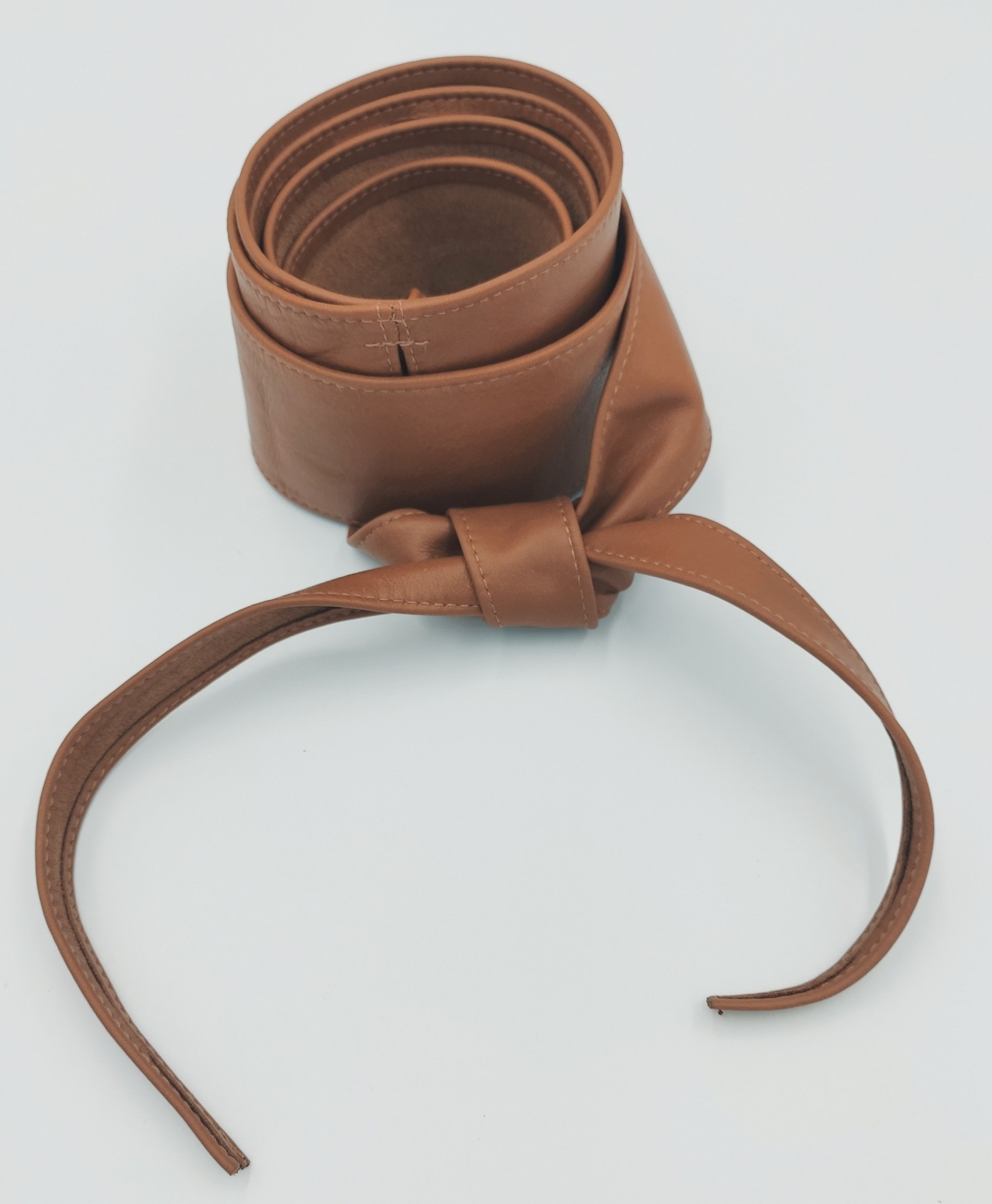 

Пояс кушак женский, широкий, натуральная кожа, цвет коричневый WKH0210K1