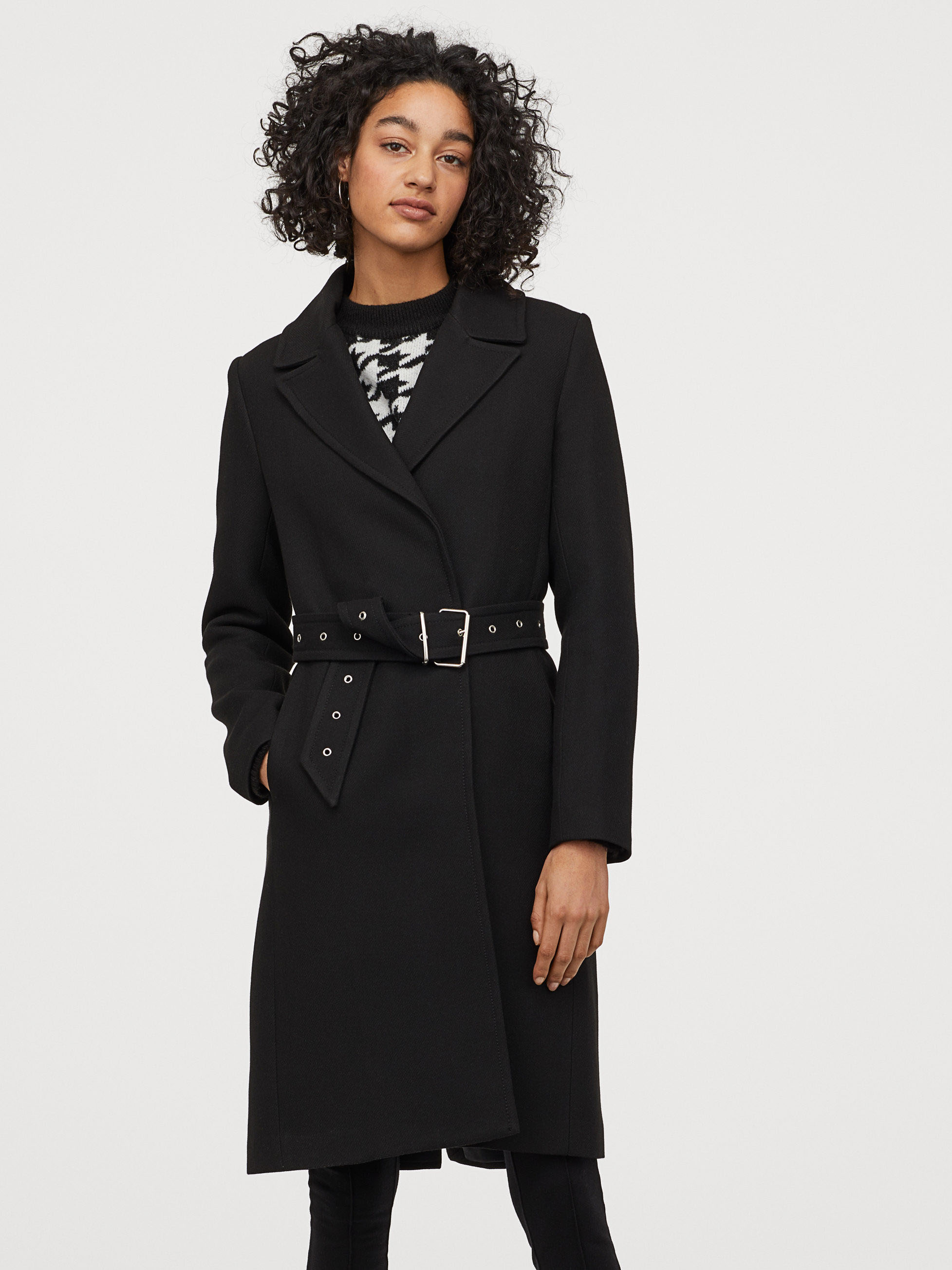 

Пальто H&M 060832977  Черное, Пальто H&M 060832977 44 Черное