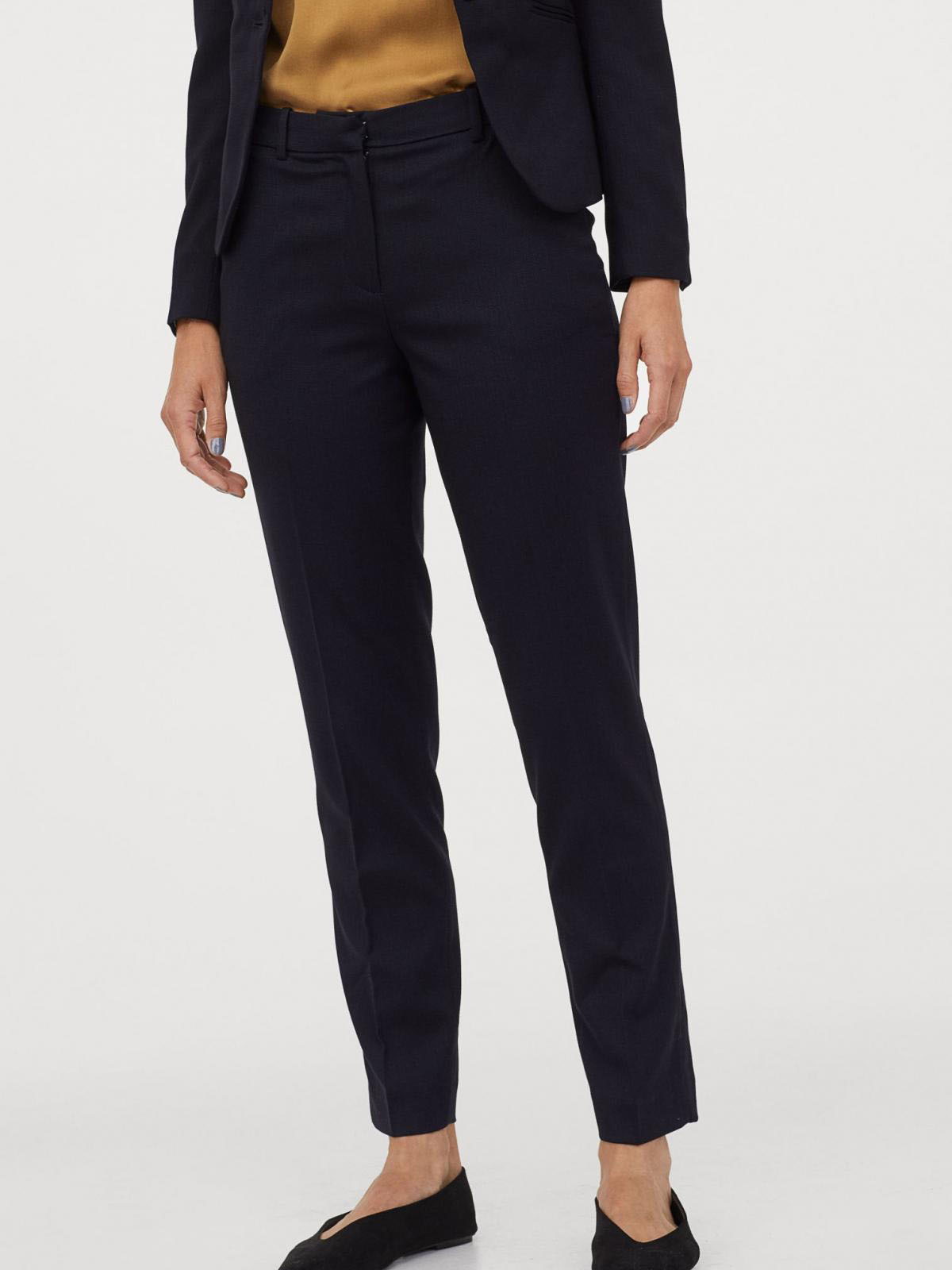 

Брюки H&M 060568597_navy  Темно-синие, Брюки H&M 060568597_navy 44 Темно-синие