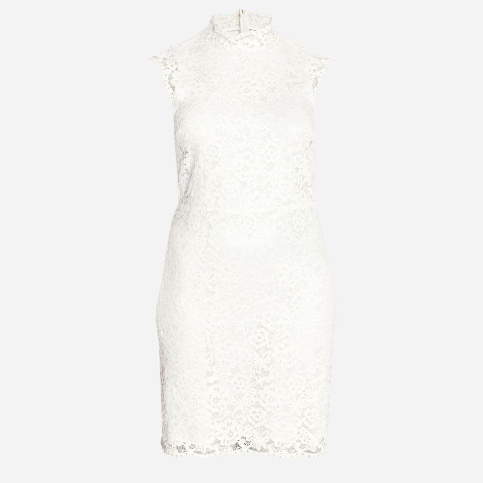 

Платье H&M 060545504  Белое, Платье H&M 060545504 56 Белое