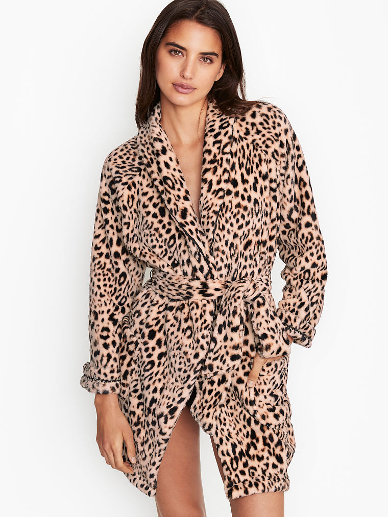 

Халат Victoria's Secret 429854591 / Леопардовый, Халат Victoria's Secret 429854591 M/L Леопардовый