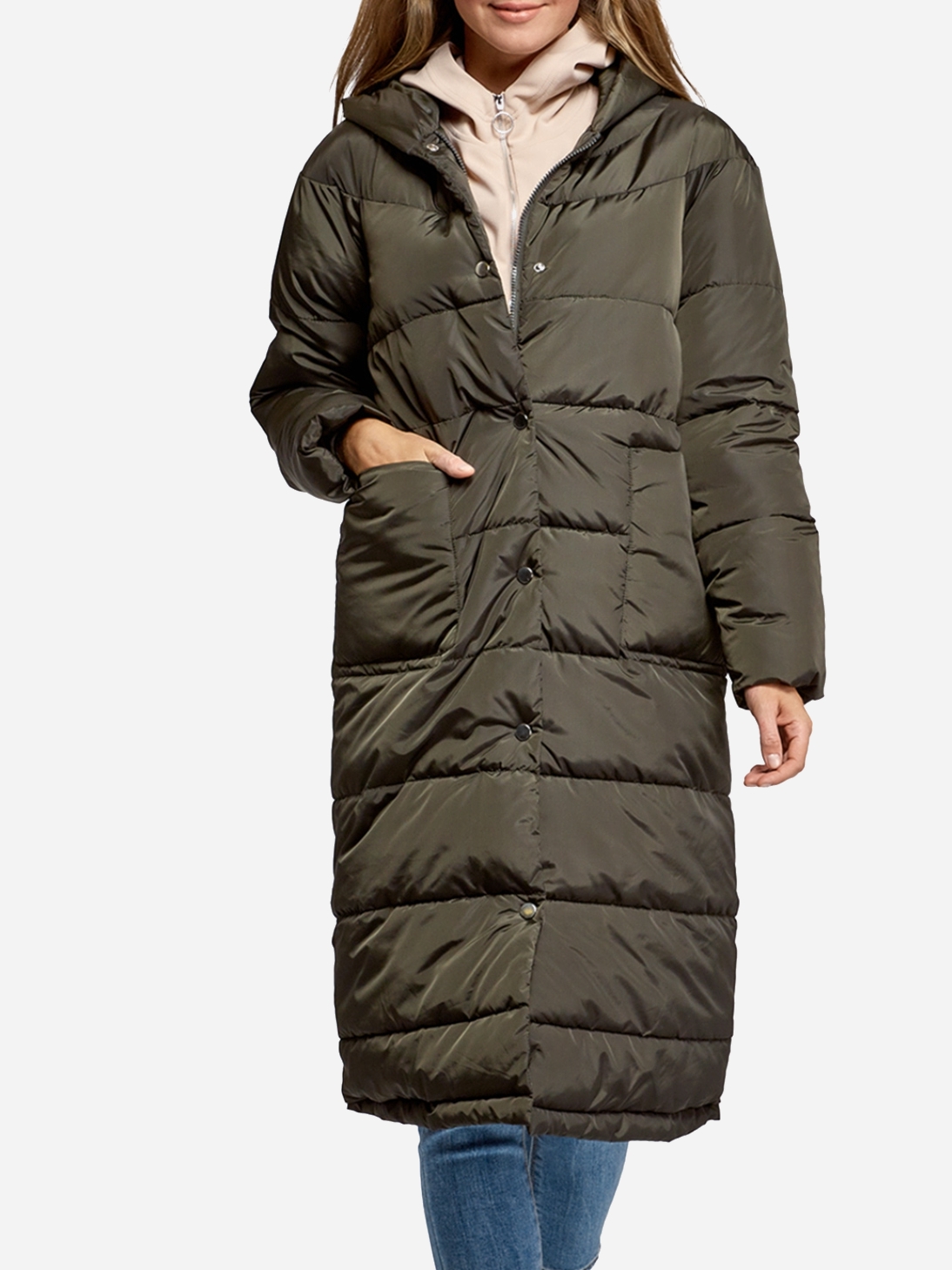 

Куртка Оodji 10207009-1/45928/6800N /170 Зеленая, Куртка Оodji 10207009-1/45928/6800N 34/170 Зеленая