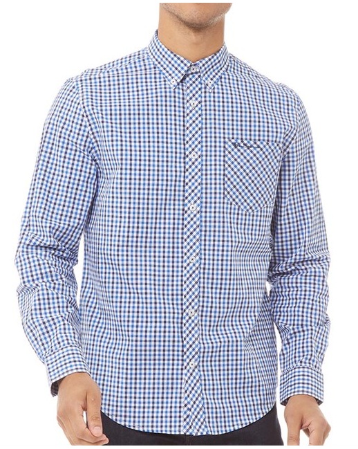 

Рубашка с длинным рукавом в клетку Ben Sherman blue , р. , BSher-shirt-002, Рубашка с длинным рукавом в клетку Ben Sherman blue , р. S, BSher-shirt-002-s