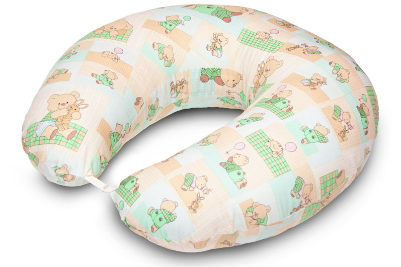 

Подушка для кормления Василинка 34214 Весенние мишки 75х75 см зеленый