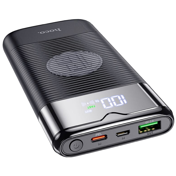 

УМБ Hoco Power Bank J63 Wireless 10000mAh Black