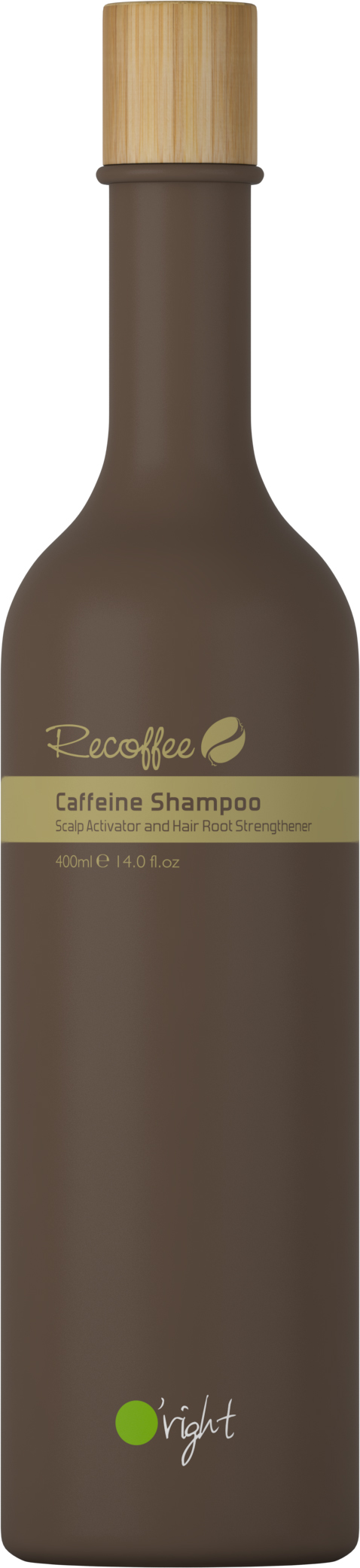 Акція на Органический стимулирующий шампунь O'right Caffeine против выпадения и для ускорения роста волос с кофеином 400 мл (11101011B) (4712782264254) від Rozetka UA