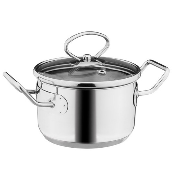 

Кастрюля сталь Vinzer Mini 0,8л 89086