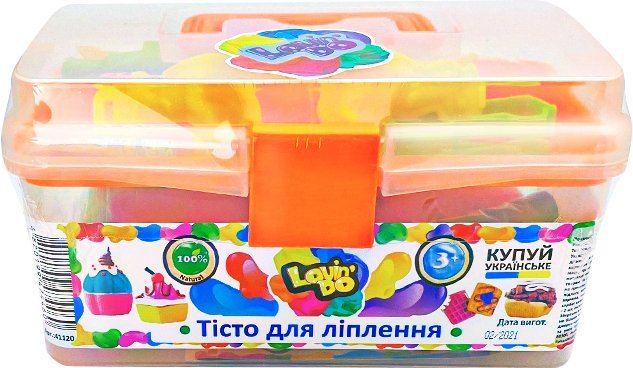 

"АРТ" Набір тіста для ліплення Lovin'Do. Скринька помаранчева (4820199474460) 469477