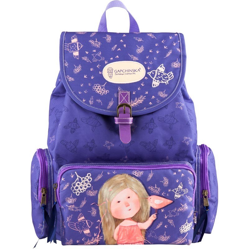 

Рюкзак подростковый Kite Gapchinska 38x27x13 см сиреневый GP18-965S-2